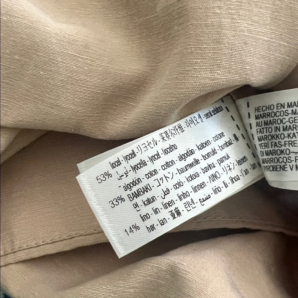 ZARA SRPLS size XS-S: Tan Wrap Dress: never worn - Picture 6 of 9